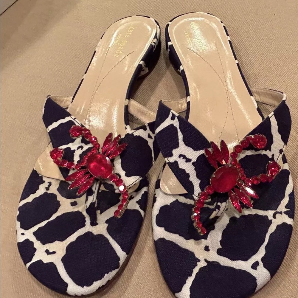 Kate Spade! Red scorpion flats!